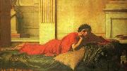 John William Waterhouse The Remorse of the Emperor Nero after the Murder of his Mother France oil painting artist